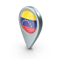 Venezuela Location With Flag PNG & PSD Images