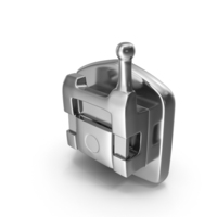 Self Ligating Dental Braces Bracket Closed PNG & PSD Images