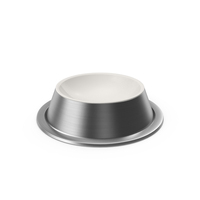 Steel Pet Food Bowl PNG & PSD Images