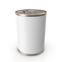 Food Can With Blank Label PNG & PSD Images