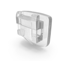 Transparent Self Ligating Dental Braces Bracket Close PNG & PSD Images