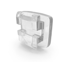 Transparent Self Ligating Dental Braces Bracket Open PNG & PSD Images
