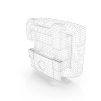 Self Ligating Dental Braces Bracket Open Wireframe PNG & PSD Images