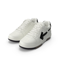 Off White Sneakers Black PNG & PSD Images