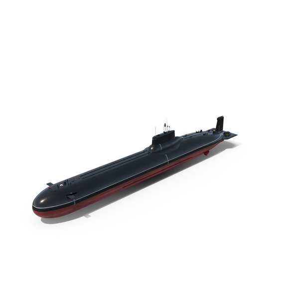Russian Typhoon Class Submarine PNG & PSD Images