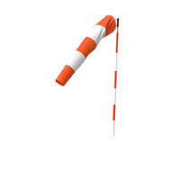 Windsock with Wind Speed 3 Knots PNG & PSD Images