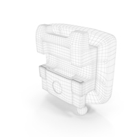 Self Ligating Dental Braces Bracket Open Wireframe PNG & PSD Images