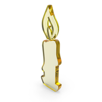 Candle Symbol Glass PNG & PSD Images