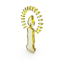 Candle Symbol Glass PNG & PSD Images