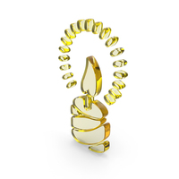 Candle Symbol Glass PNG & PSD Images