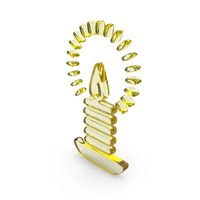 Candle Symbol Glass PNG & PSD Images