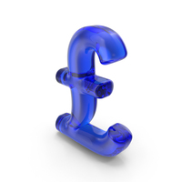 Currency Symbol Pound Glass PNG & PSD Images