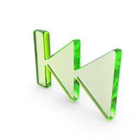 Green Glass Rewind Icon PNG & PSD Images