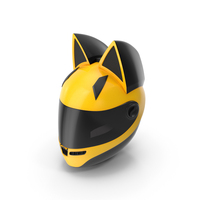 Motorcycle Helmet Yellow PNG & PSD Images