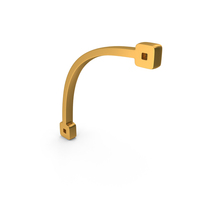 Edit Curve Icon Gold PNG & PSD Images