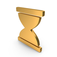 Hourglass Icon Gold PNG & PSD Images