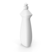 White Plastic Cleaning Product Bottle PNG & PSD Images