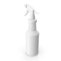 White Plastic Cleaning Spray Bottle PNG & PSD Images