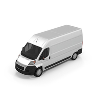 Cargo Van High Roof White PNG & PSD Images