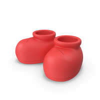 Kaws MSCHF Big Red Boots PNG & PSD Images