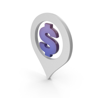 Pin Locate Dollar PNG & PSD Images
