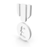 Price Win Pound Medal White PNG & PSD Images