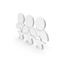 User Account Web Three Stars White PNG & PSD Images