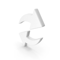 White Refresh Web Symbol PNG & PSD Images