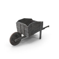 Old Wheel Barrow PNG & PSD Images