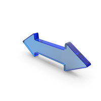 Blue Glass Left And Right Arrow Symbol PNG & PSD Images