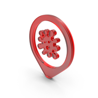 Location Virus  Shape Glass PNG & PSD Images