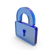 Lock Security Symbol Glass PNG & PSD Images