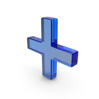 Positive Plus Symbol Glass PNG & PSD Images