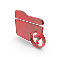 Question Mark Folder Symbol Glass PNG & PSD Images