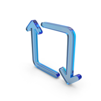 Repeat Refresh Shape Glass PNG & PSD Images