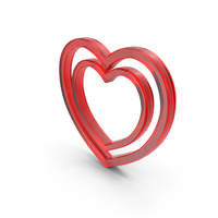 Shape Outlines Heart Symbol Glass PNG & PSD Images