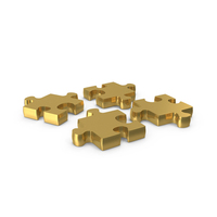 Gold Puzzle Game Plan Symbol PNG & PSD Images