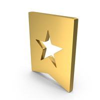 Star Favorite Tag Gold PNG & PSD Images
