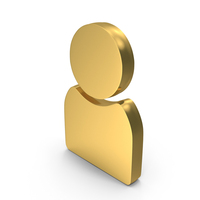 User Web Icon Gold PNG & PSD Images