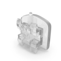 Transparent Self Ligating Dental Braces Bracket Close PNG & PSD Images