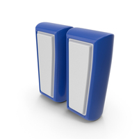 Blue Dual Color Quotation Mark Symbol PNG & PSD Images