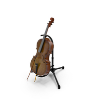 Cello With Stand PNG & PSD Images