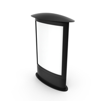 Vertical Blank Ellipse Black Billboard PNG & PSD Images