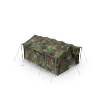 Fabric Woodland Army Tent PNG & PSD Images