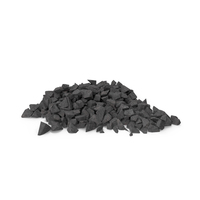 Black Concrete Debris PNG & PSD Images
