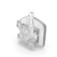Transparent Self Ligating Dental Braces Bracket Close PNG & PSD Images