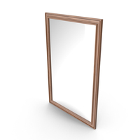 Wood Rectangular Mirror PNG & PSD Images