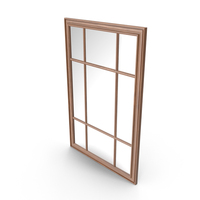 Wooden Rectangular Mirror PNG & PSD Images