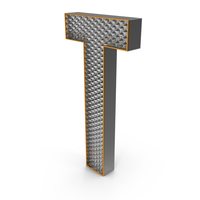 Crystal Letter T PNG & PSD Images