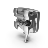 Self Ligating Dental Braces Bracket Close PNG & PSD Images